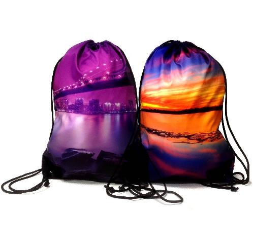 Full Colour Drawstring Promotional Bags